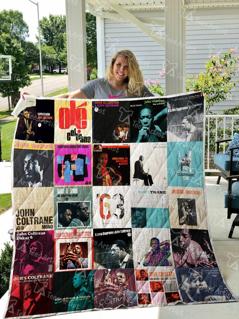 John Coltrane Quilt Blanket 0810