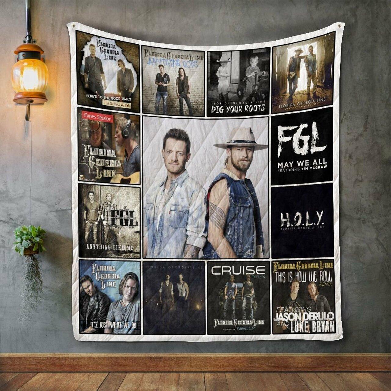 Florida Georgia Line Album Co Quilt Blanket