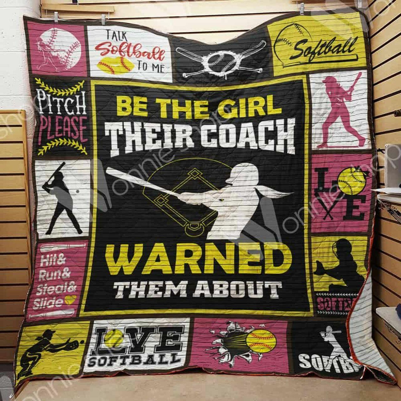 Softball Quilt Blanket Dhc03021050Td
