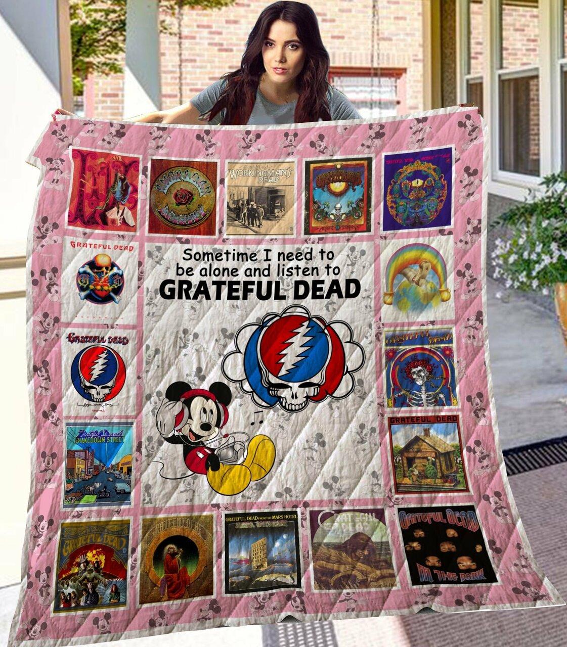Mk Grateful Dead Quilt Blanket