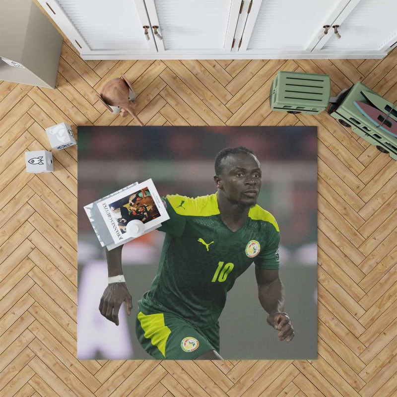 Sadio Mane Senegal Elite Football Rug
