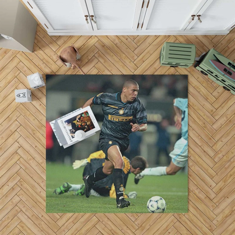 Ronaldo Nazario Inter Milan Rug