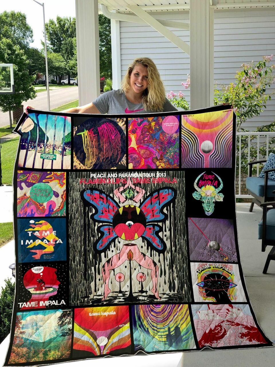 Tame Impala Quilt Blanket Aeason Size Quilt Blanket