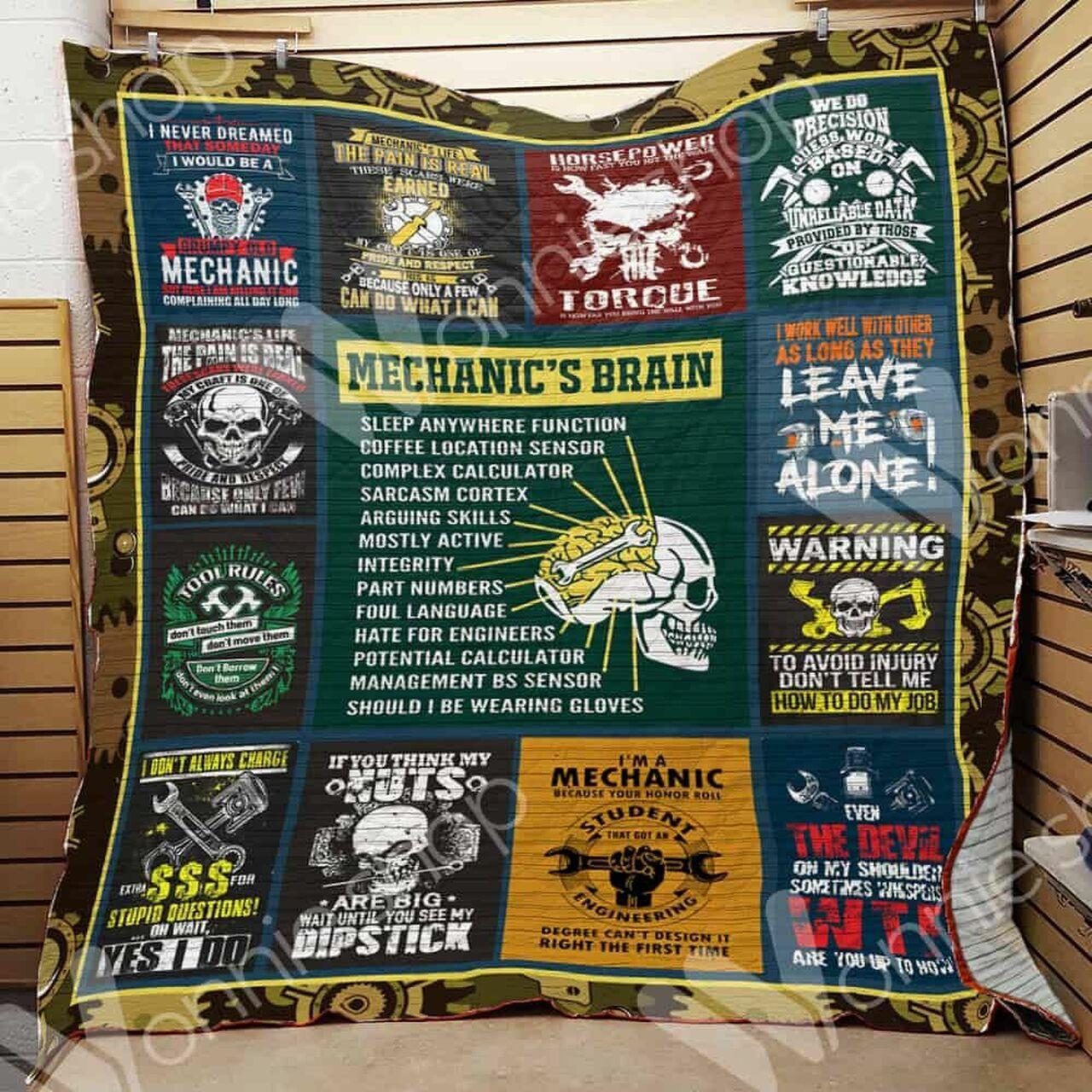 Mechanic Quilt Blanket Dhc05021074Td