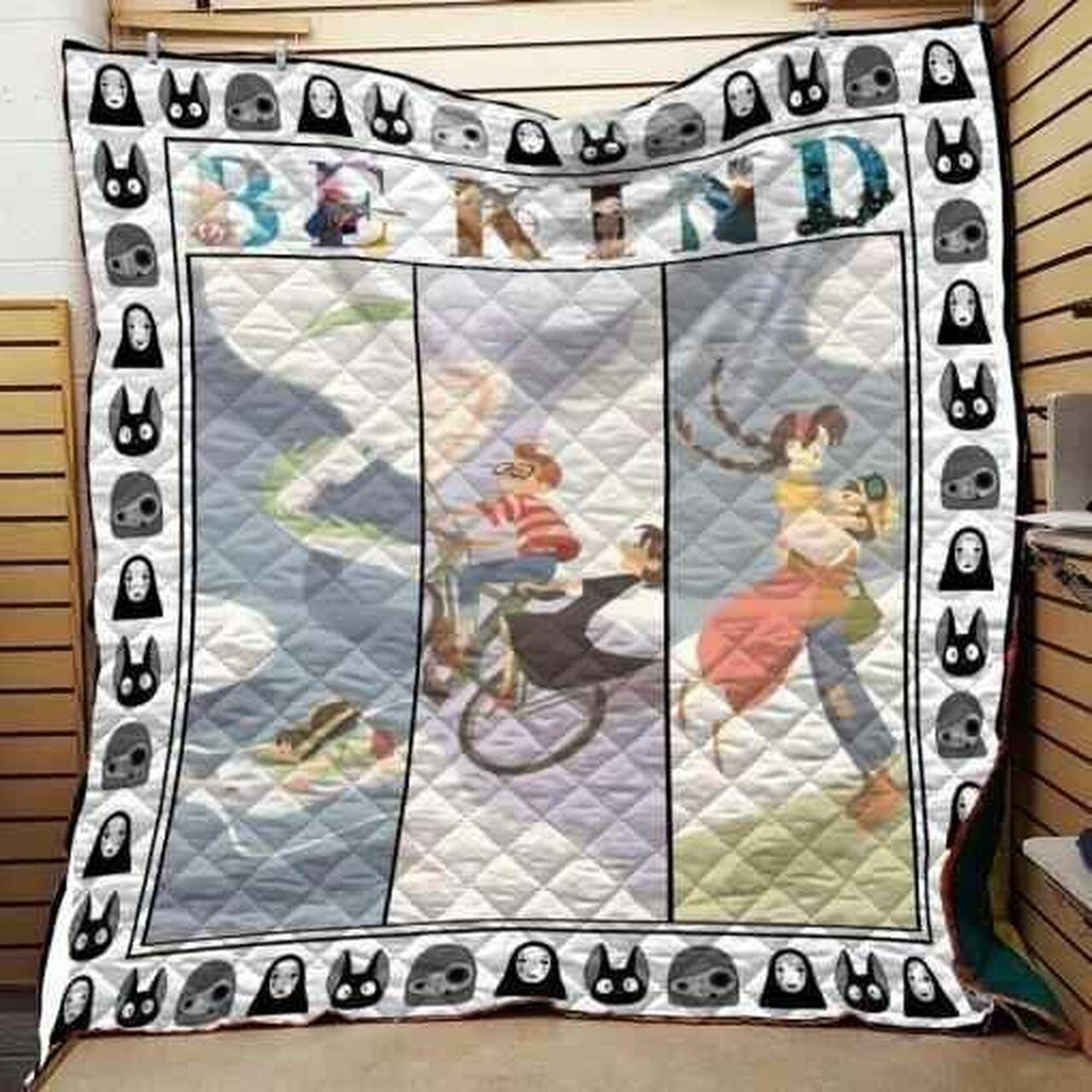 Ghibli Be Kind Laputa Kiki Delivery Blanket Th0907 Quilt