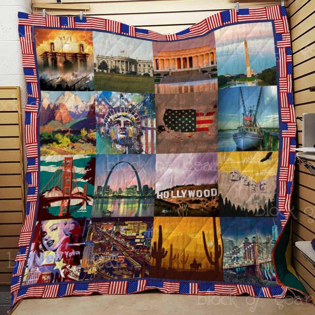 American Pride Cl2100027Mdq Quilt Blanket