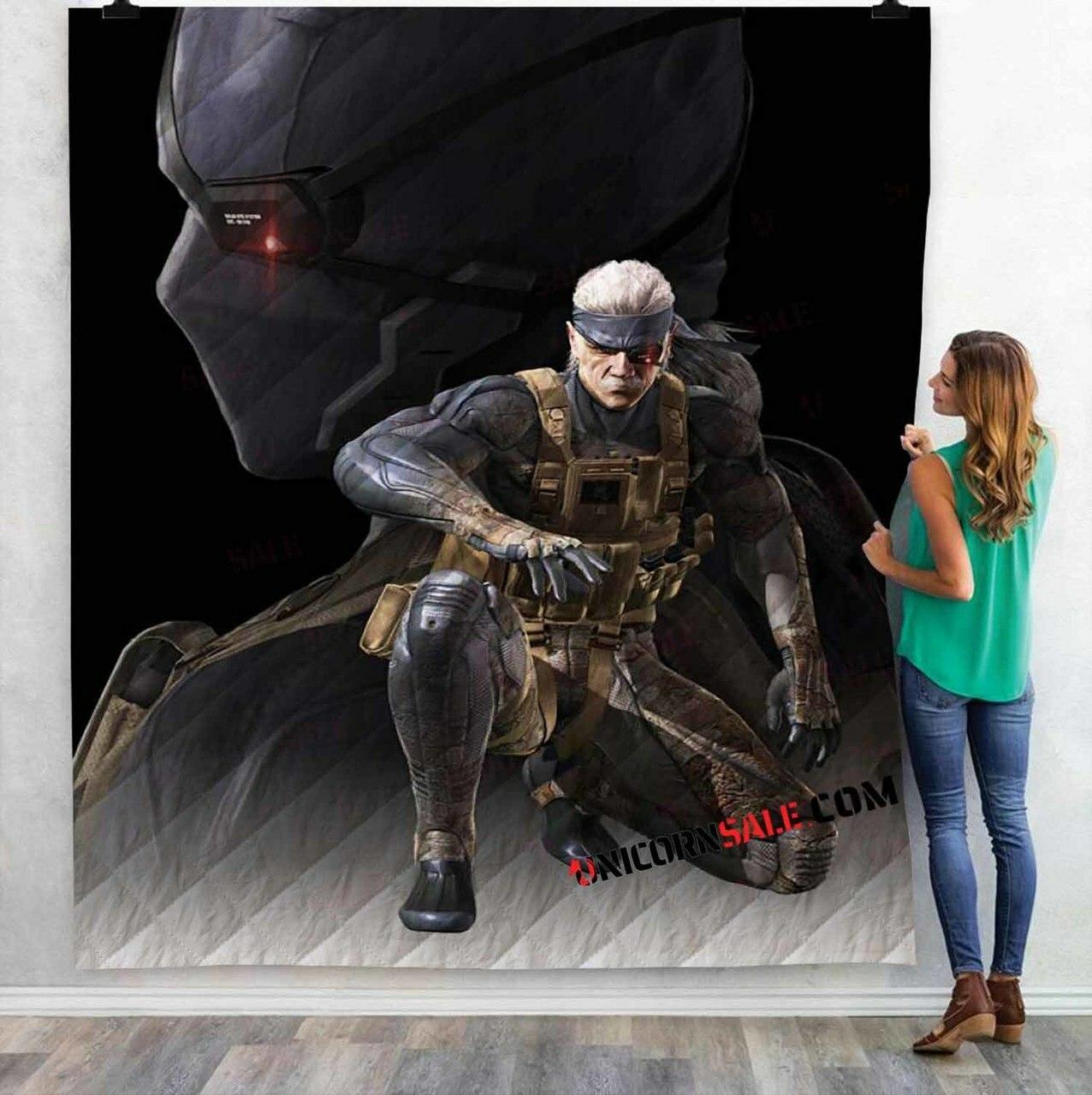 Ps3 Game Metal Geolid 4 Of The Patr D 3Dtomized onalized Quilt Blanket