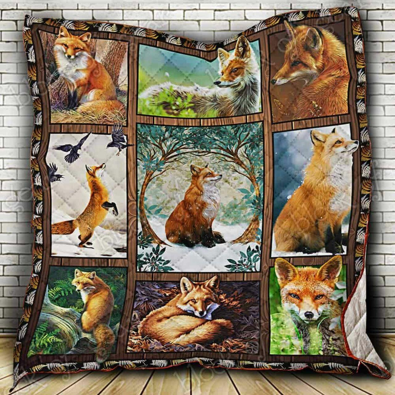 Fox Cl18100293Mdq Quilt Blanket