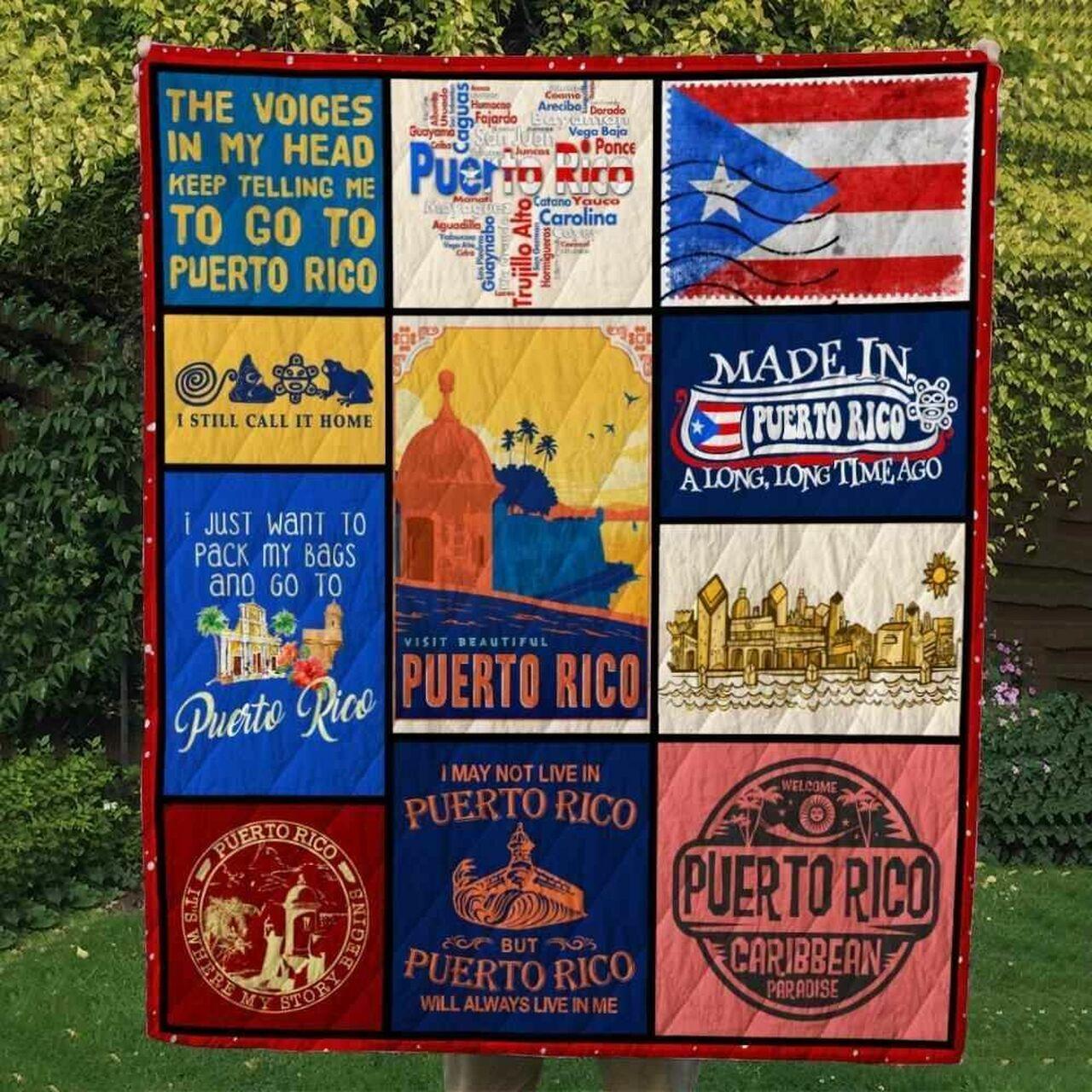 Puerto Rico Ver2 Blanket Th0807 Quilt