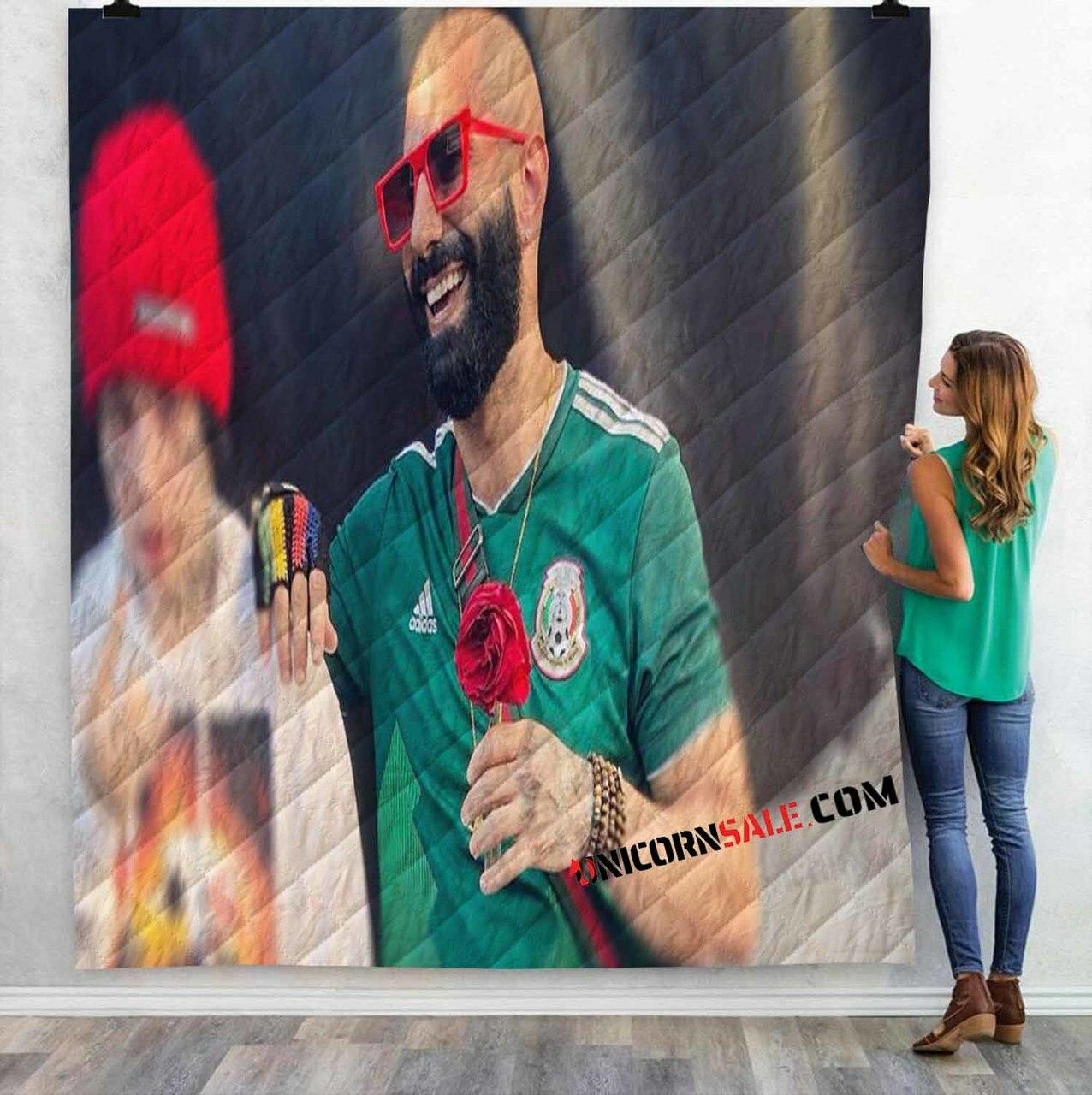 Fa Rapper eytube N 3Dtomized onalized Quilt Blanket