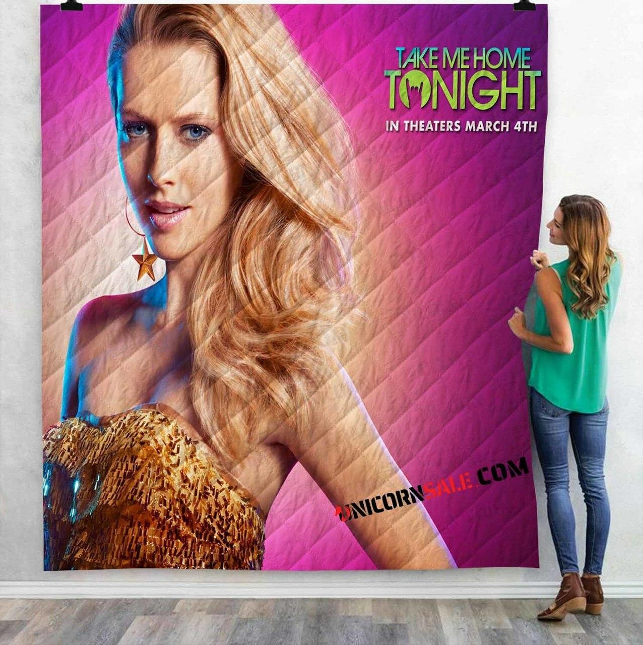 Netflix Movie Take Me Home Tonight V 3Dtomized onalized Quilt Blanket