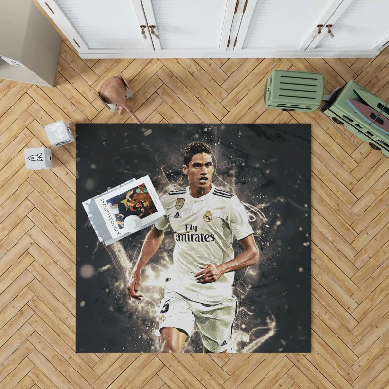 Raphael Varane Popular Soccer Player Rug