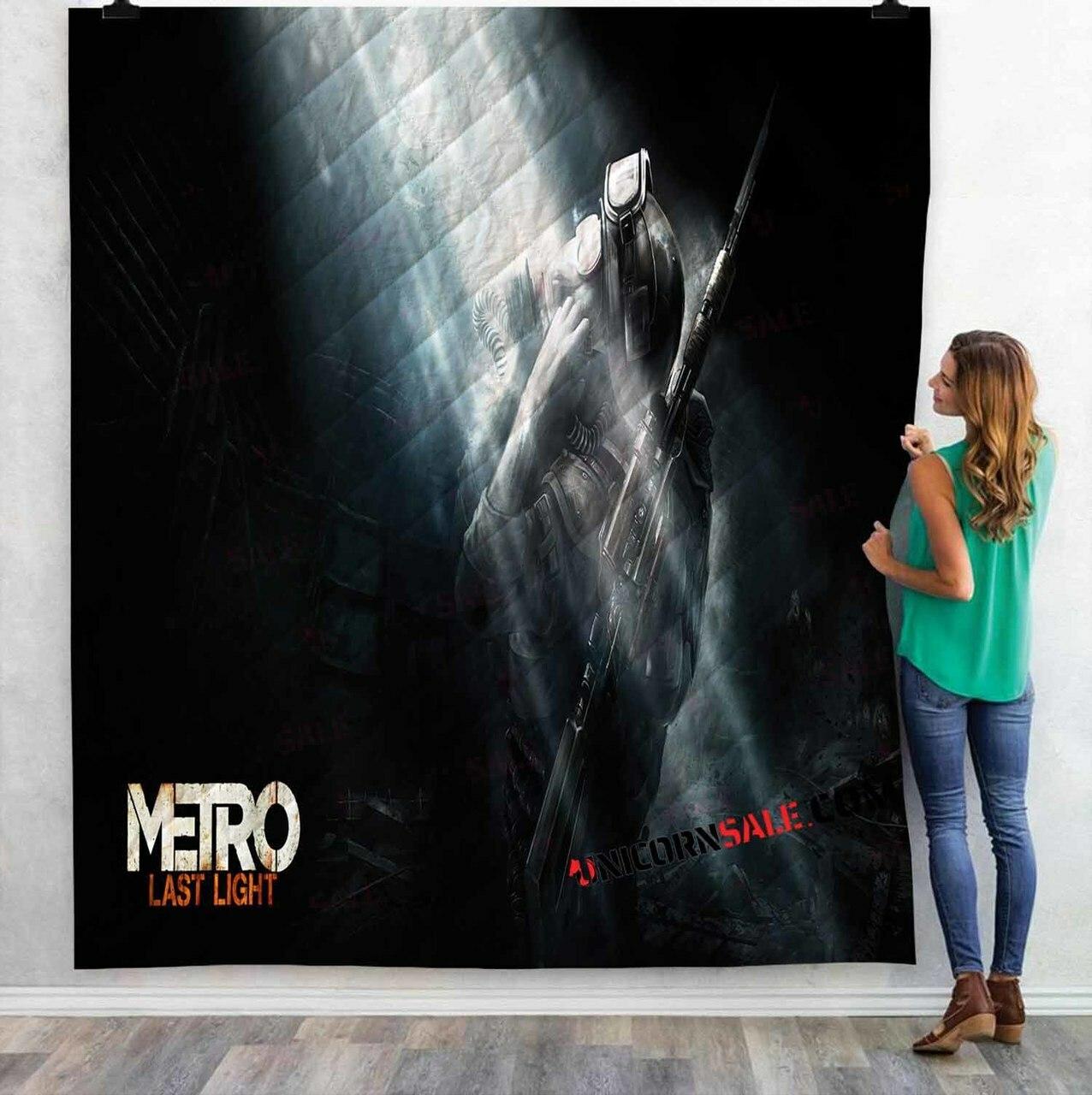 Ps3 Game Metrot Light N 3Dtomized onalized Quilt Blanket