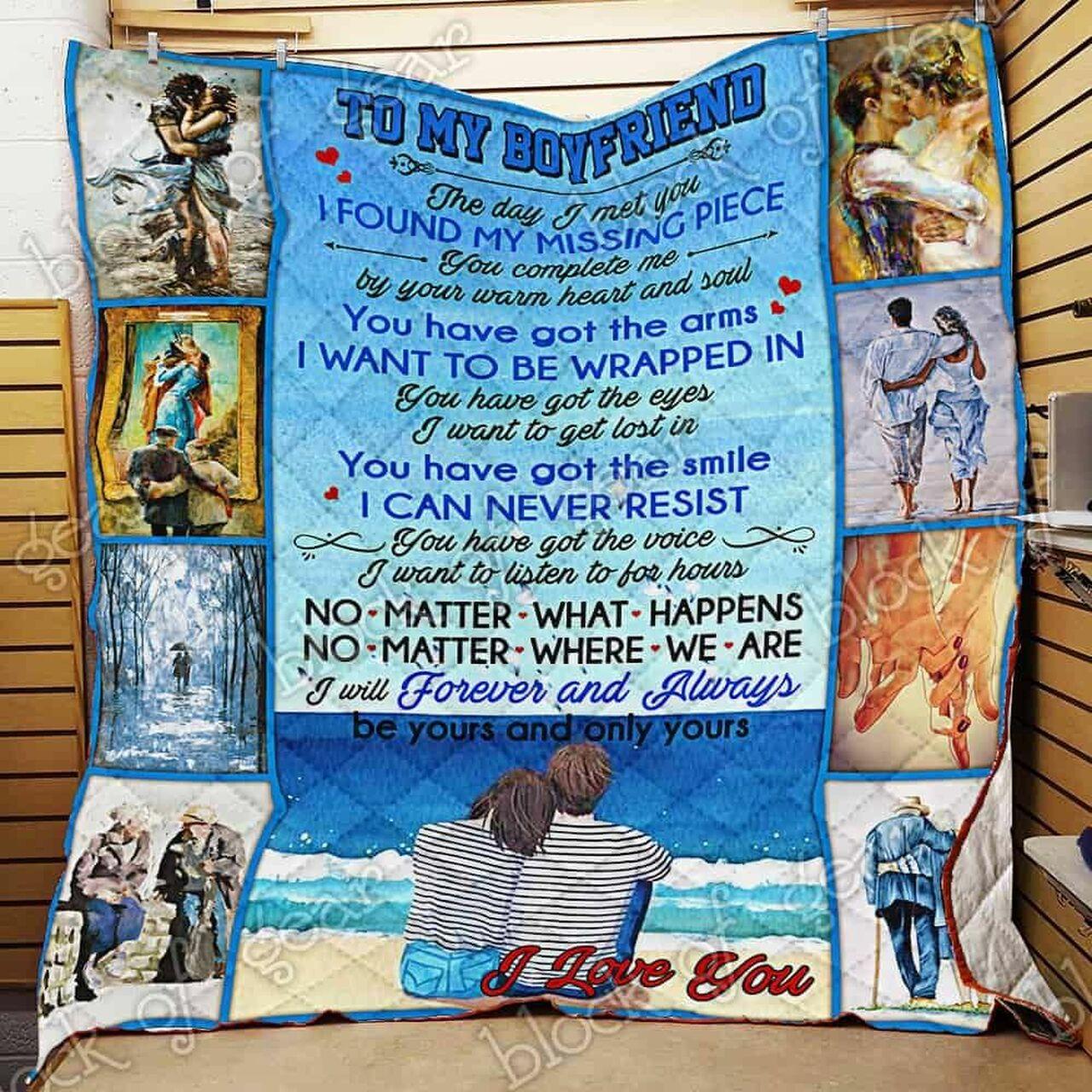 My Boyfriend I Will Al Be Y Cl18100469Mdq Quilt Blanket