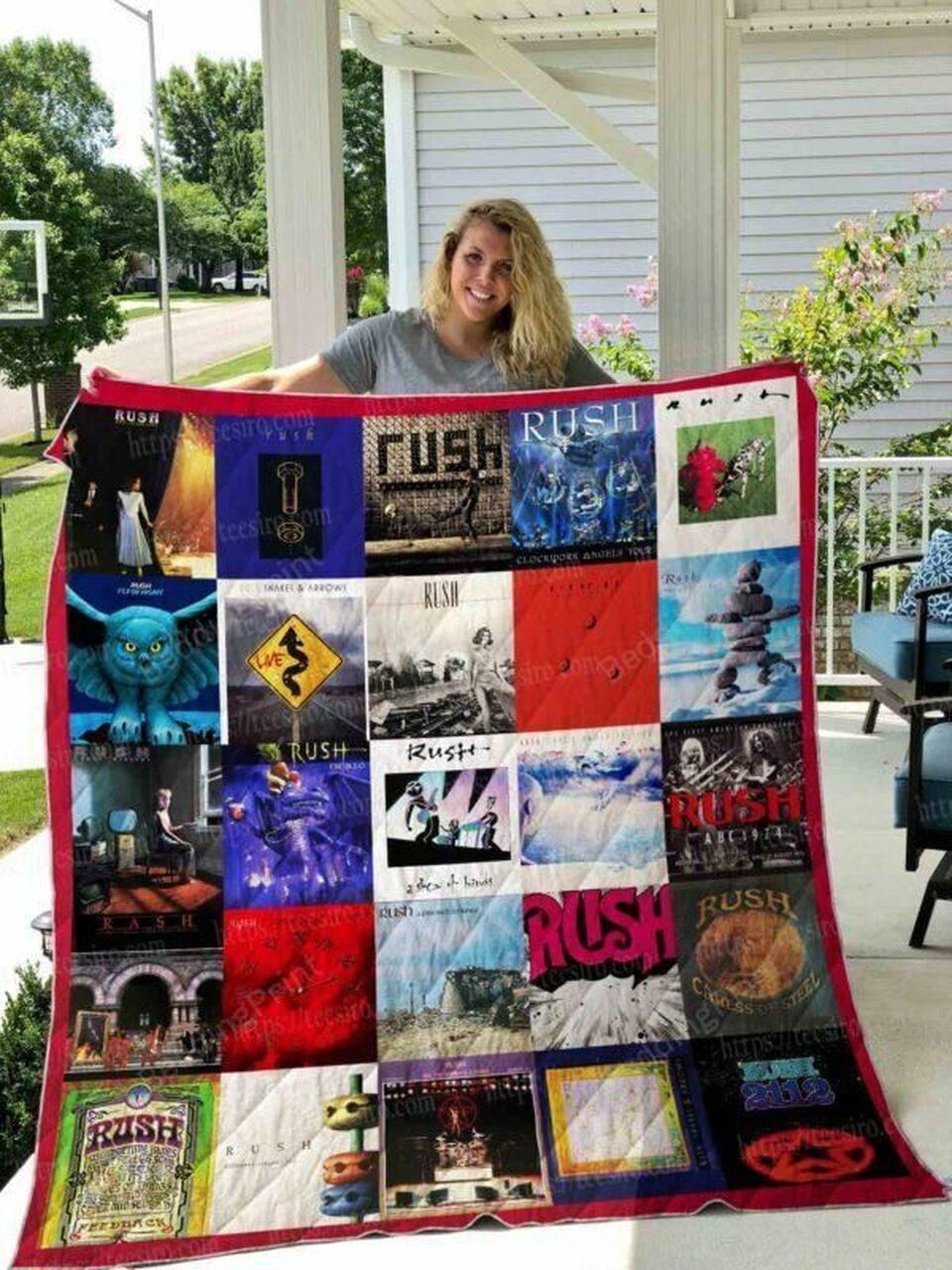Rush Band Aeason Size Quilt Blanket