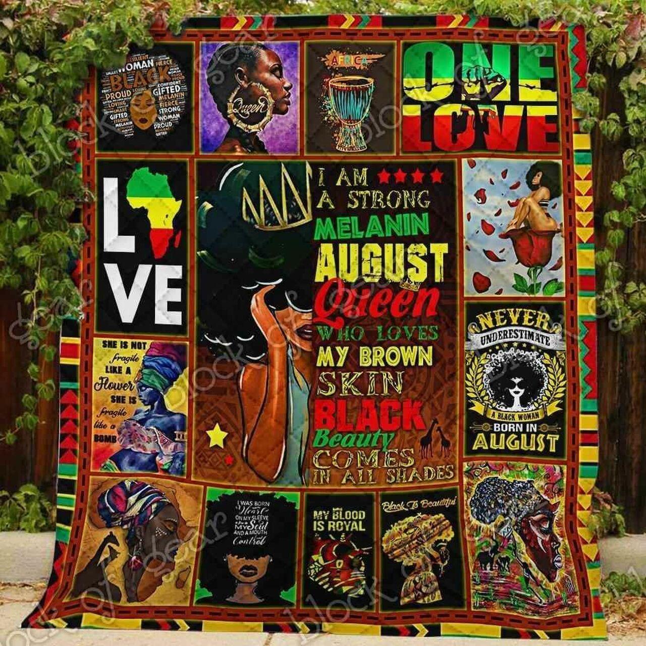Melanin At Queen Blanket Kc1307 Quilt