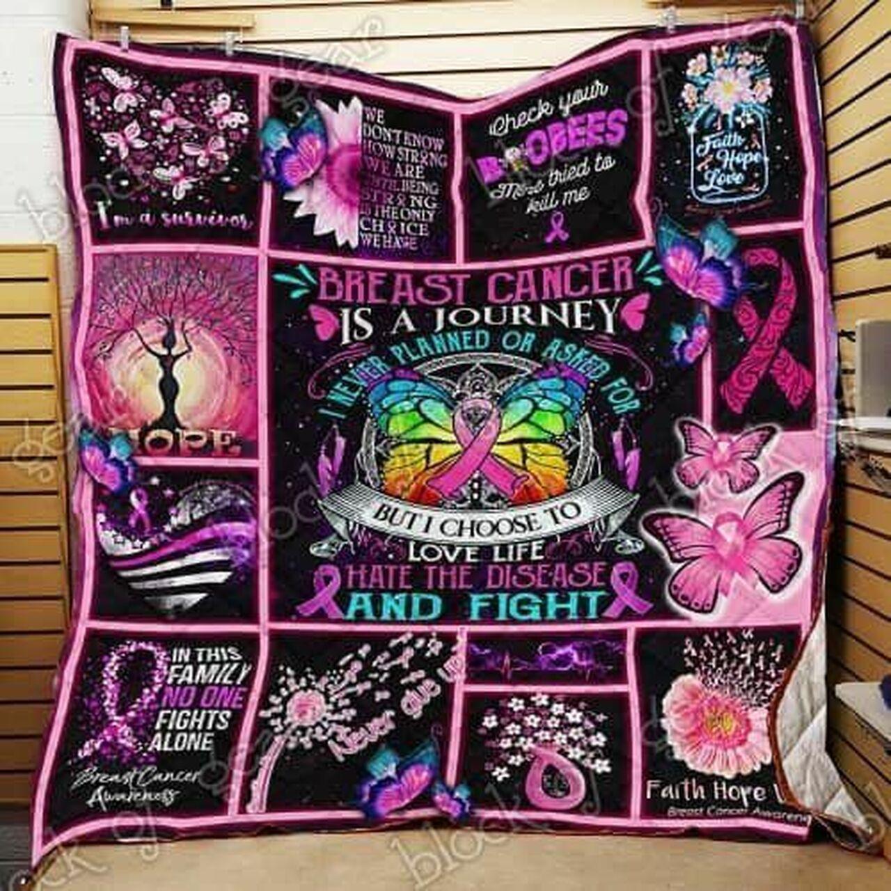 Bt Cancer Warrior Cl18100118Mdq Quilt Blanket
