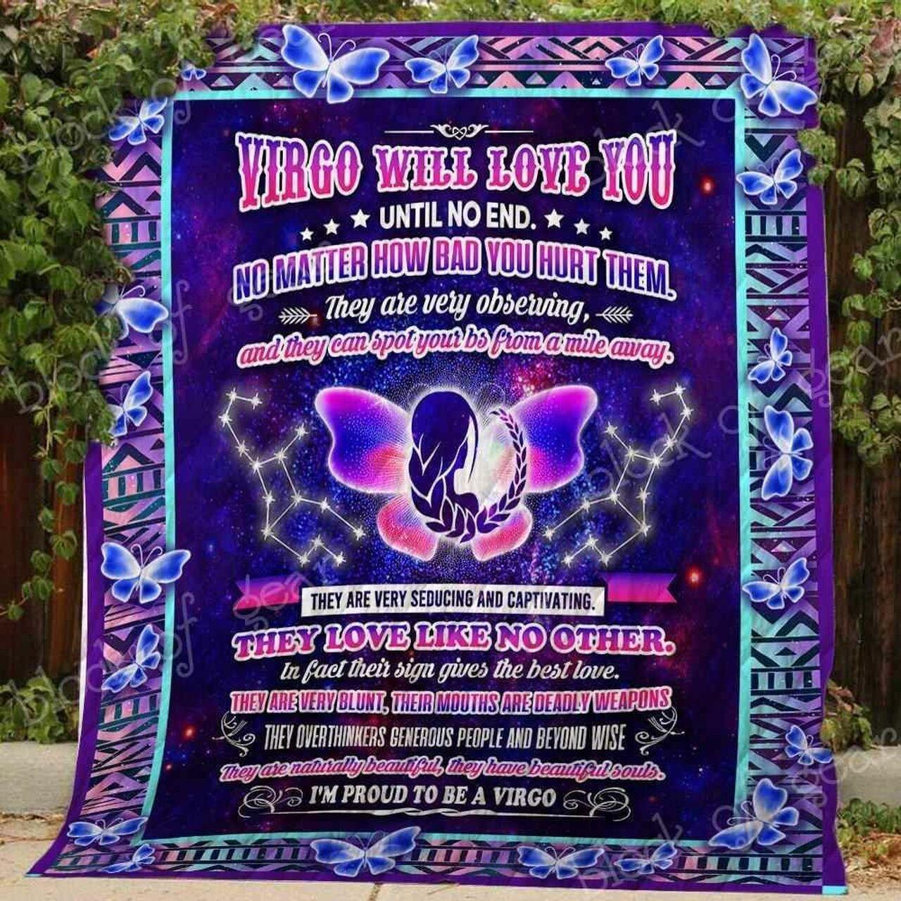 Proud To Be A Virgo Blanket Kc1807 Quilt