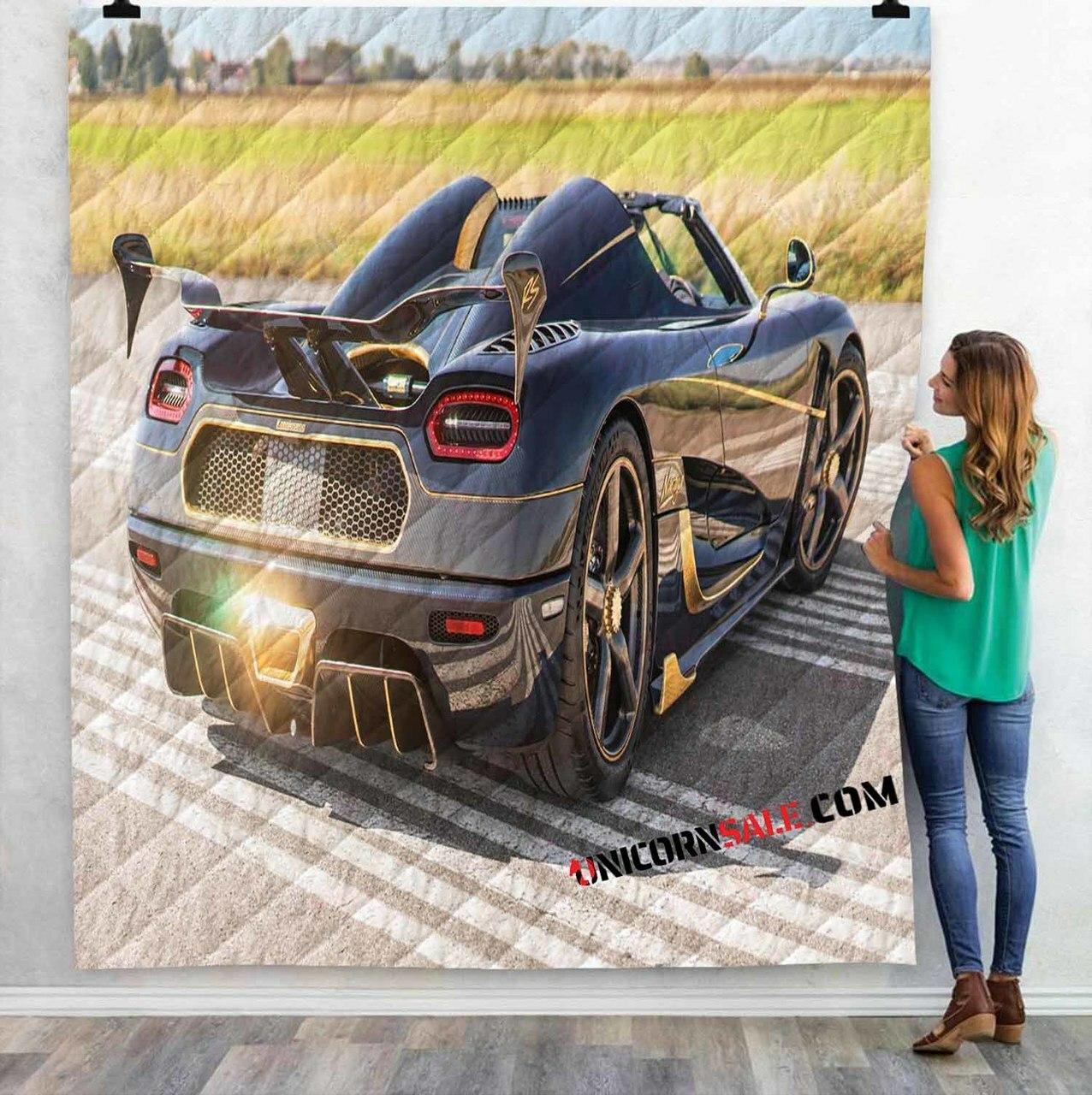 Super Car Koeegg Agera N 3Dtomized onalized Quilt Blanket