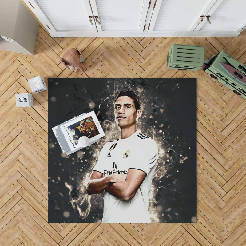 Raphael Varane Real Madrid 3D Rug