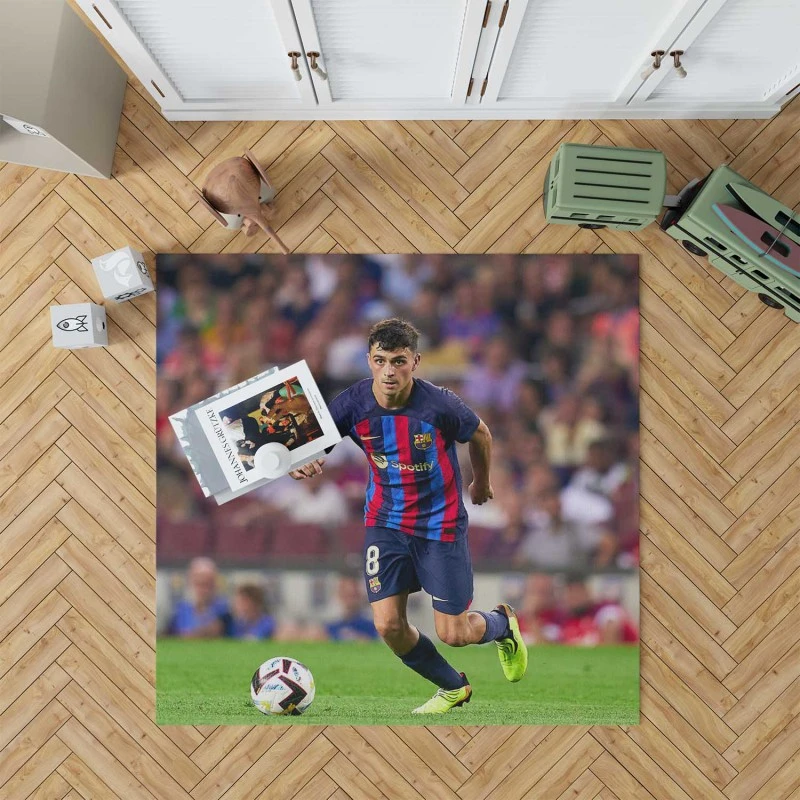Pedri La Liga Football Player Rug