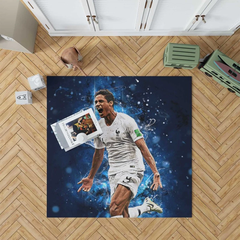 Football Player Raphael Varane France Rug