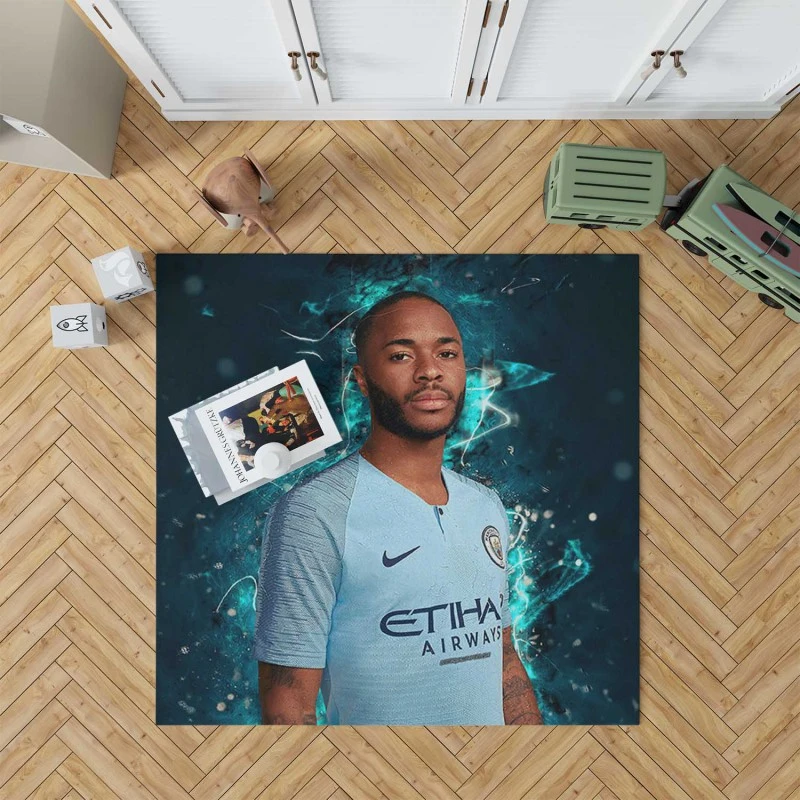 Raheem Sterling Popular Football Rug