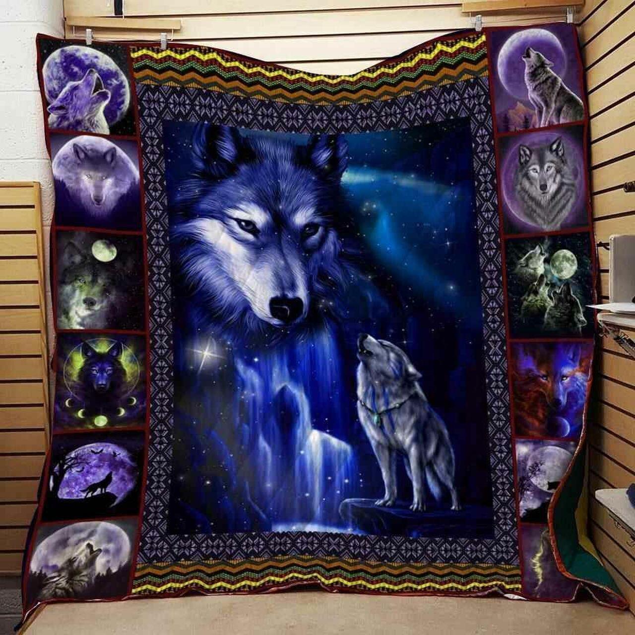 Lhd Wolf Blanket Th0907 Quilt