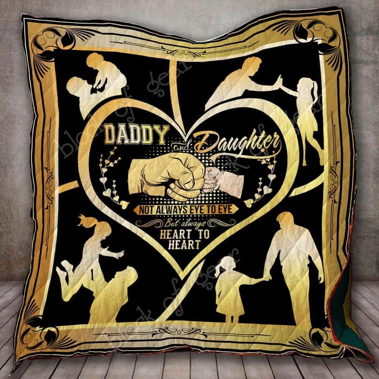 Daddy And Daughter Cl2100129Mdq Quilt Blanket