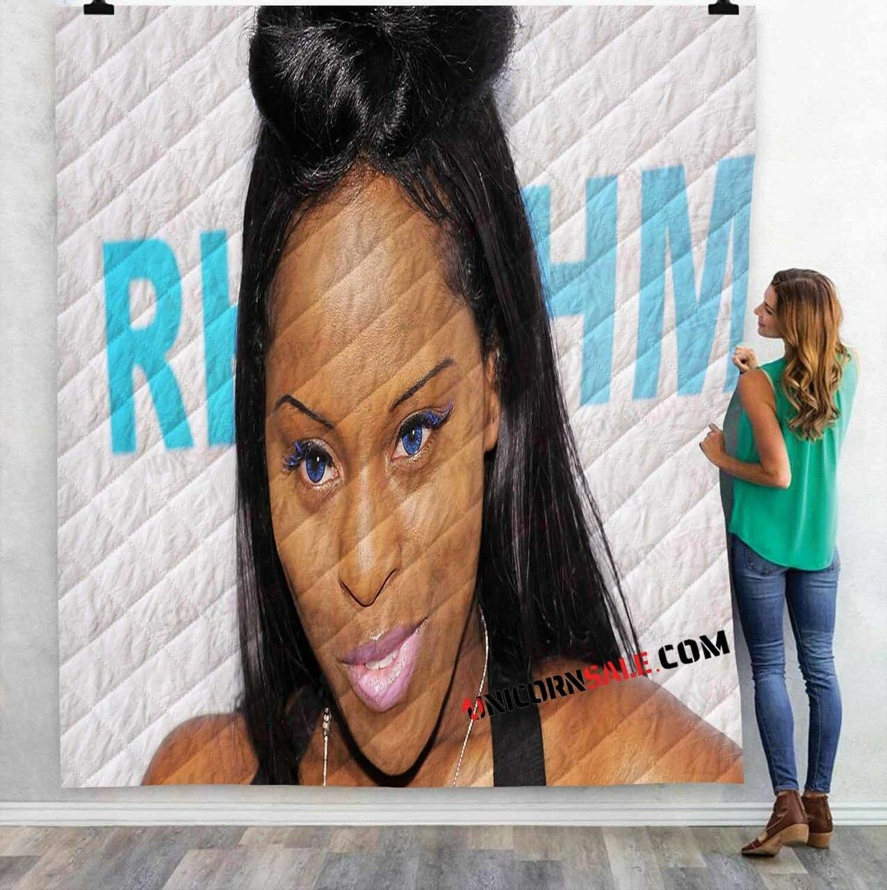 Fa Rapper Foxy Brown N 3Dtomized onalized Quilt Blanket