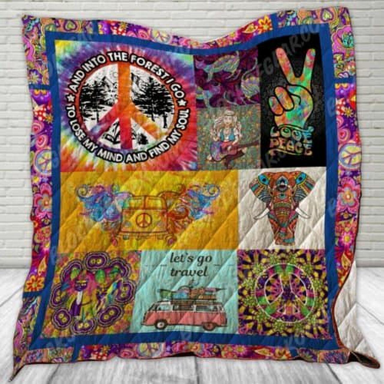 Hippie Cl2100229Mdq Quilt Blanket