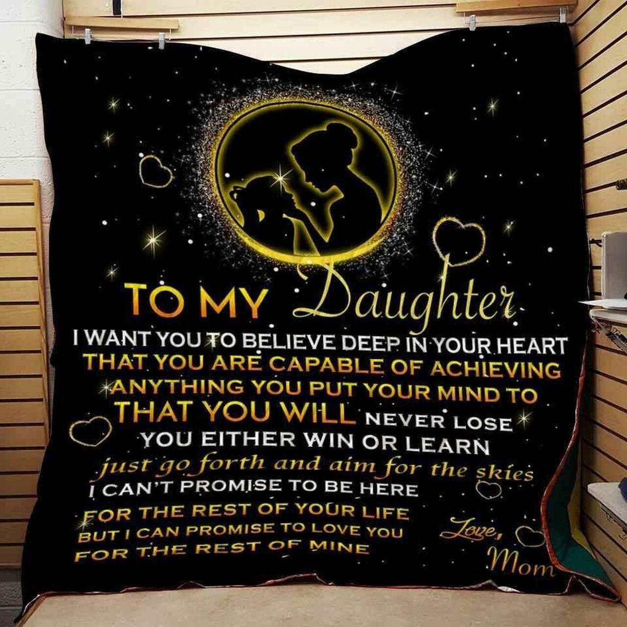 Mom To Daughter Nevere Blanket Th0907 Quilt