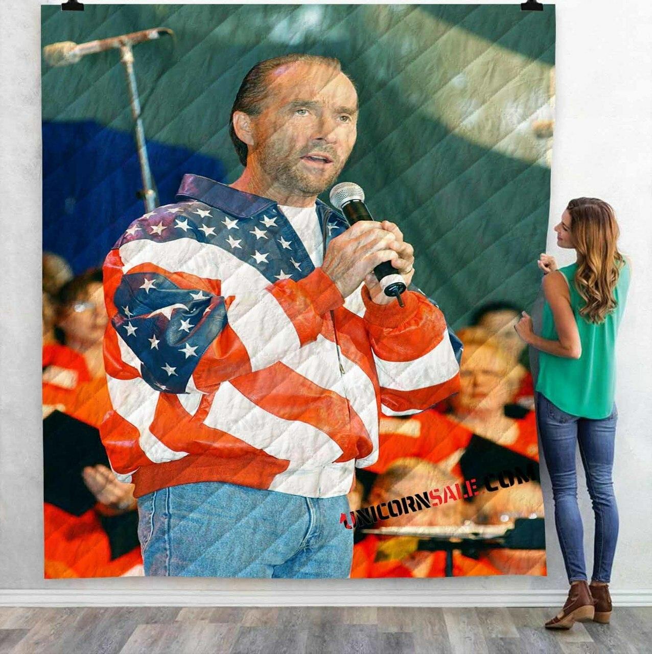 Fa on Lee Greenwood D 3Dtomized onalized Quilt Blanket