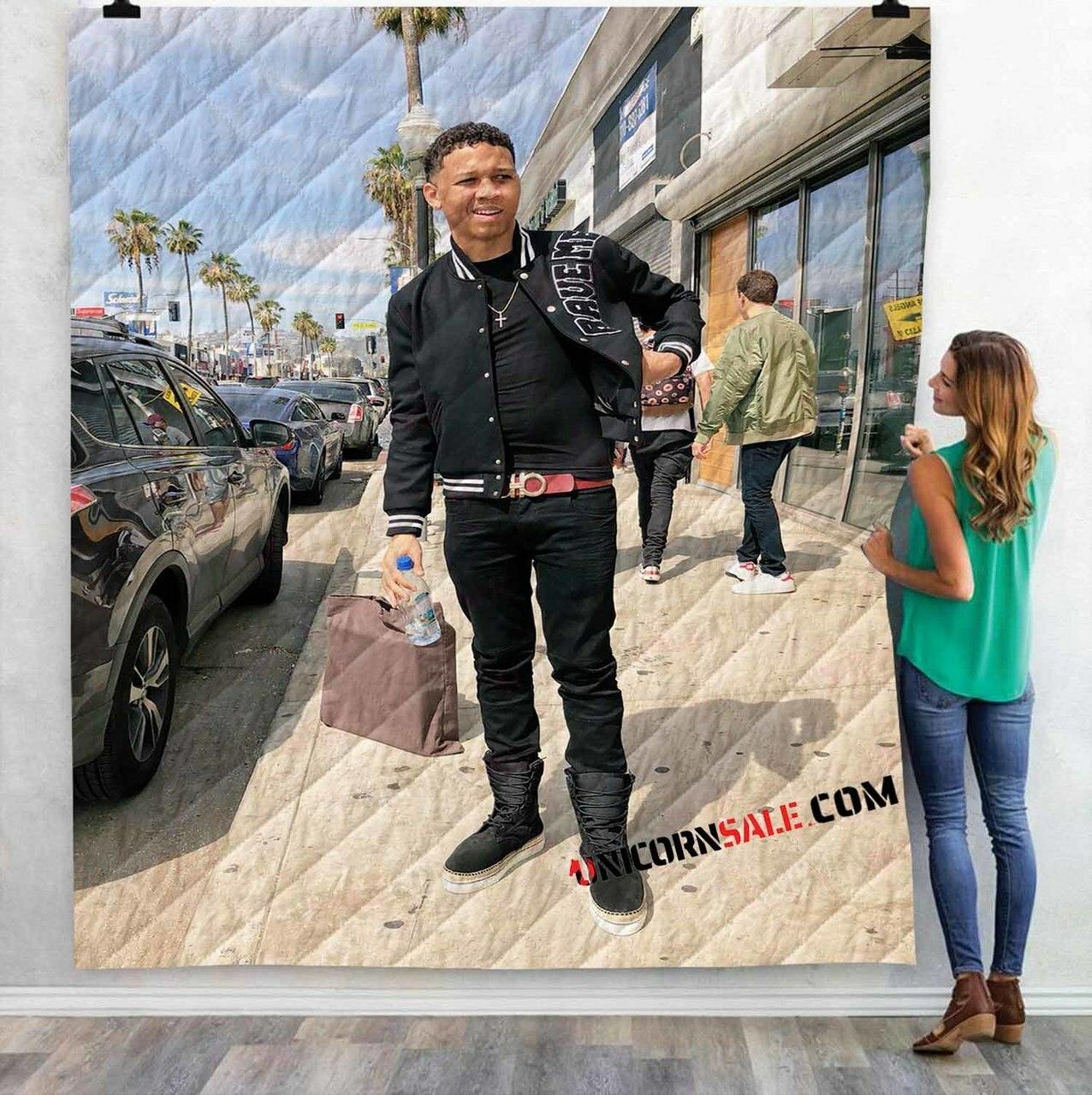 Fa Rapper Lil Bibby D 3Dtomized onalized Quilt Blanket