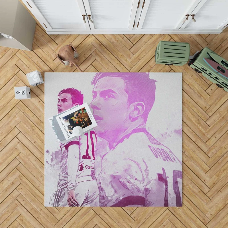 Paulo Bruno Dybala Active Football Player Rug