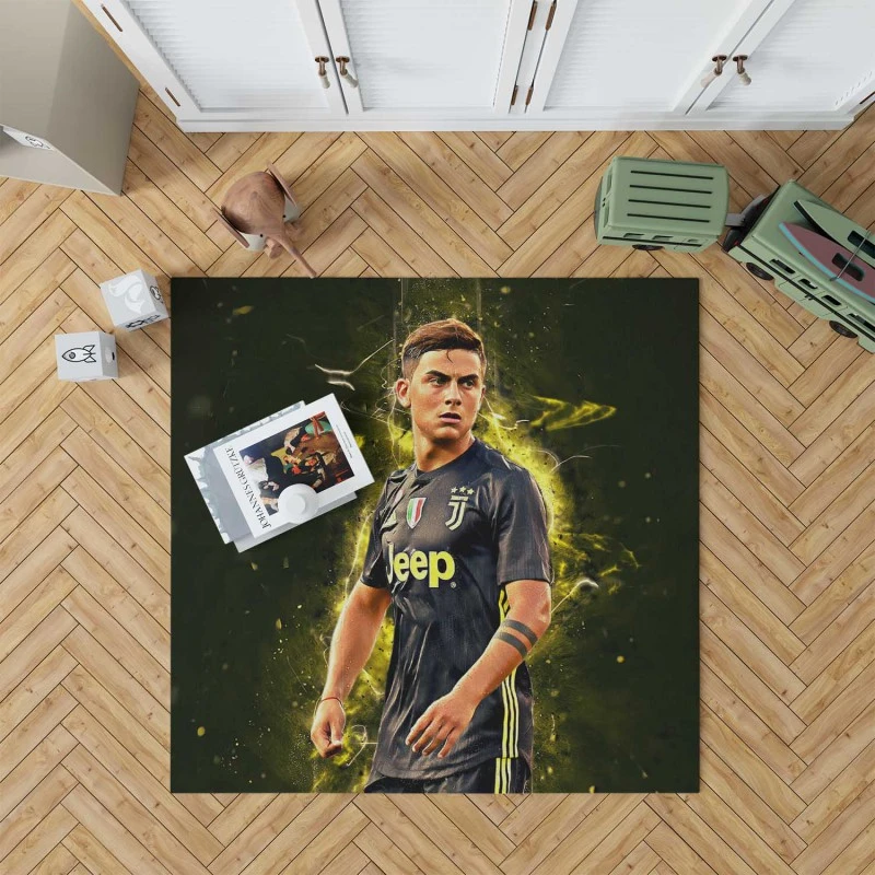 Quick Juve Sports Player Paulo Dybala Rug