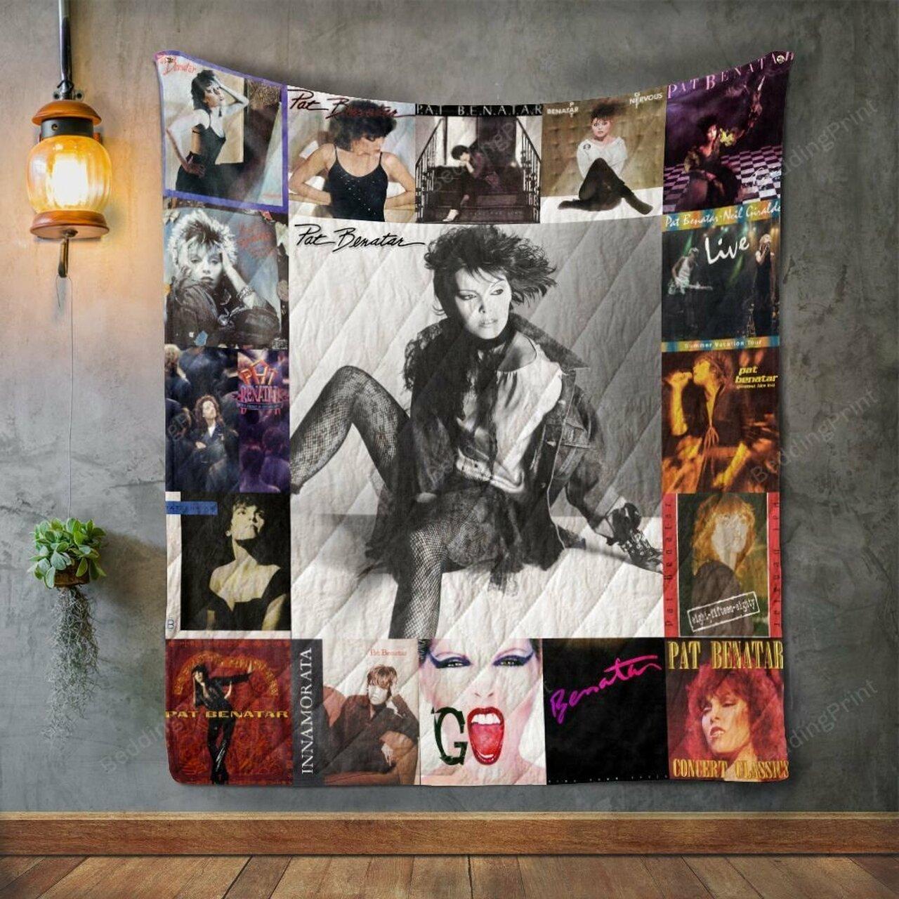 Pat Benatar Album Co Quilt Blanket