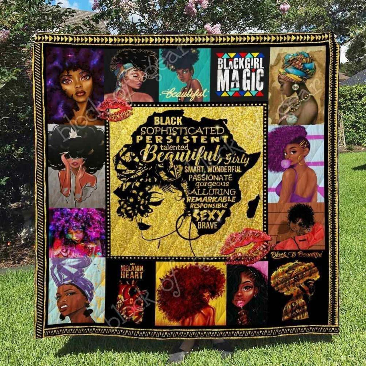 Melanin Queen Blanket Kc1507 Quilt