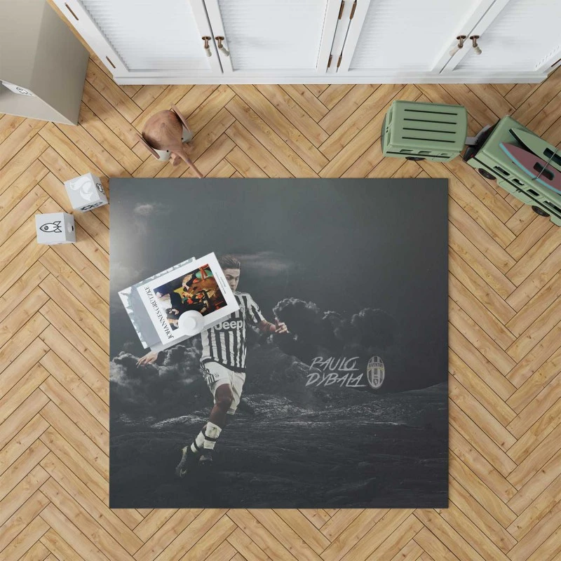 Paulo Dybala Gracious Footballer Player Rug