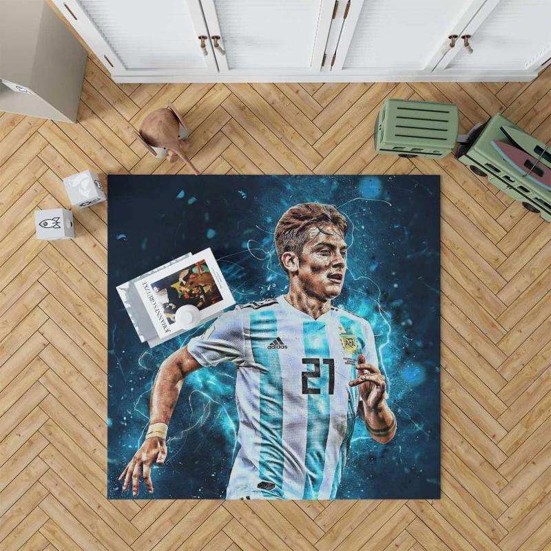 Paulo Dybala Fit Sports Player Rug