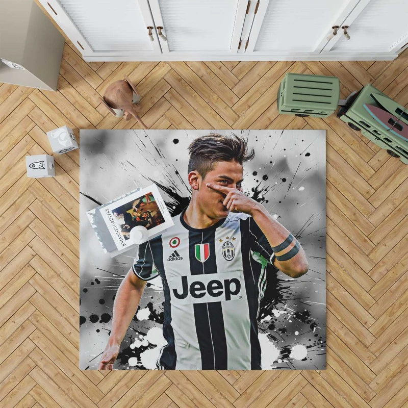 Ready Juve Footballer Player Paulo Dybala Rug