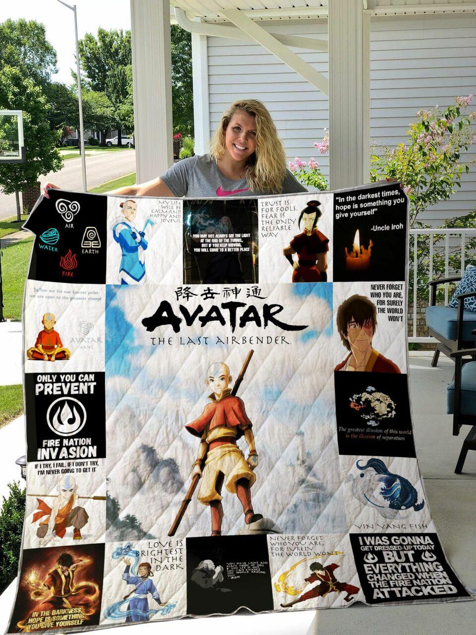 Avatar Thet Airbender Quilt Blanket