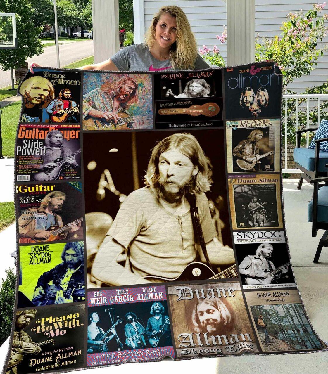Duane Allman Blanket Th0107 Quilt