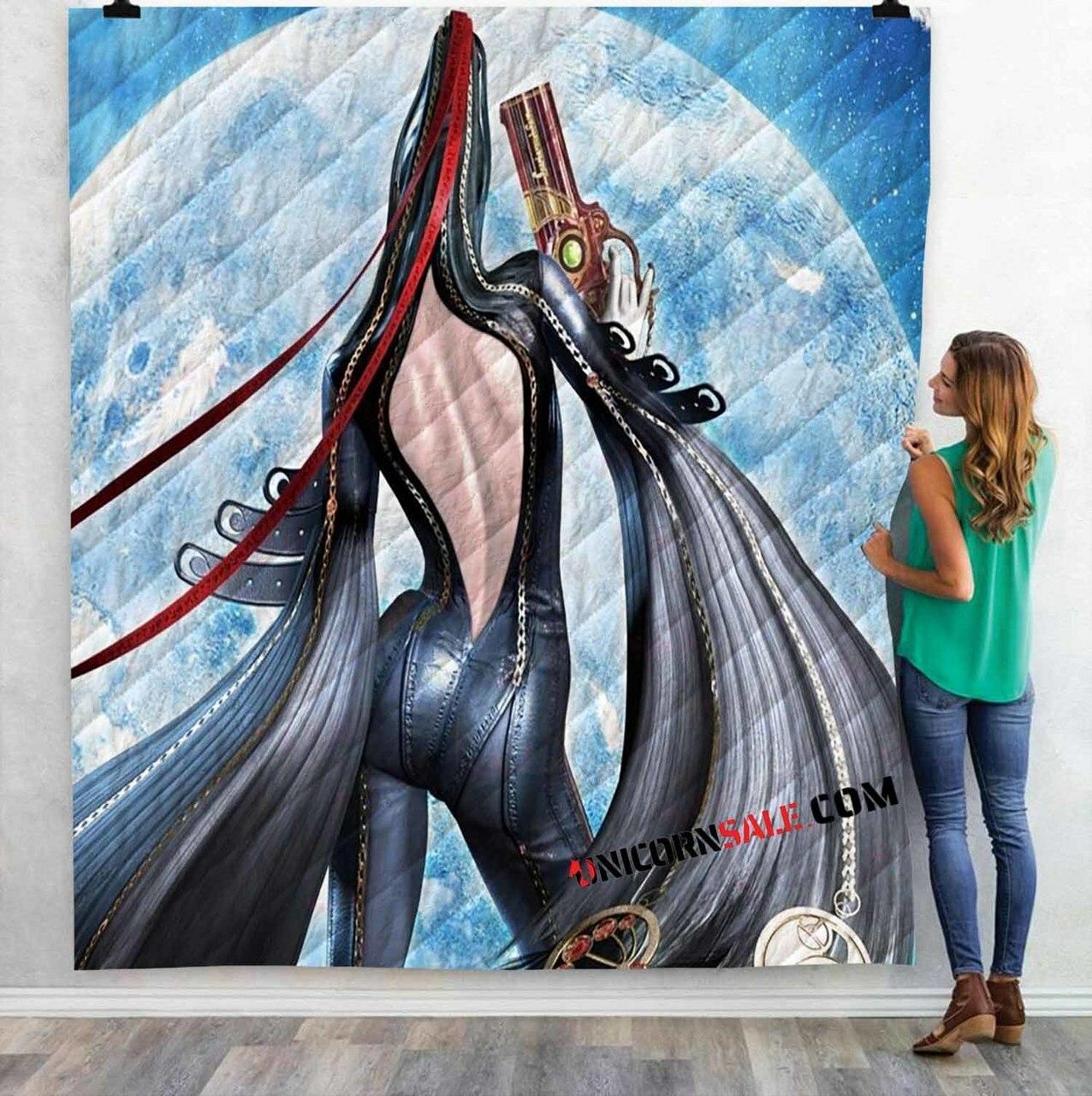 Ps3 Game Bayonetta V 3Dtomized onalized Quilt Blanket