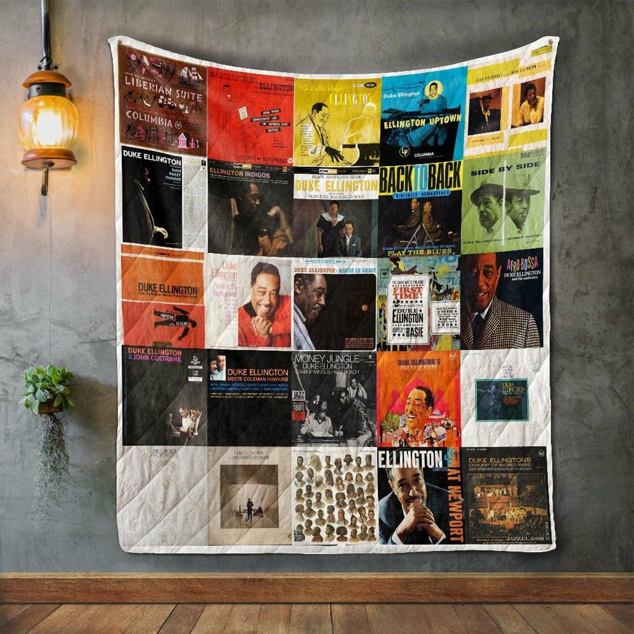 Duke Ellington Album Co Quilt Blanket