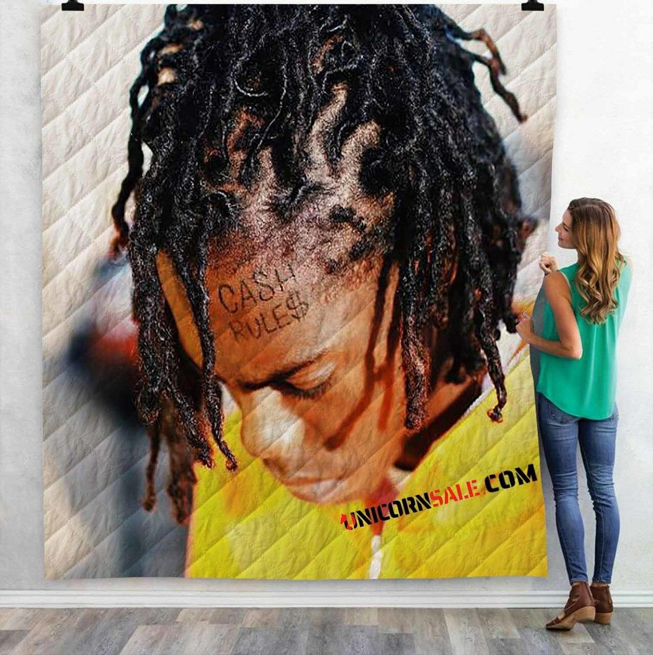 Fa Rapper Yung V 3Dtomized onalized Quilt Blanket