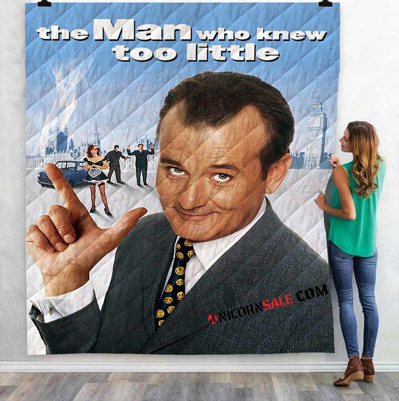 Netflix Movie The Man Who Knew Too Little D 3Dtomized onalized Quilt Blanket