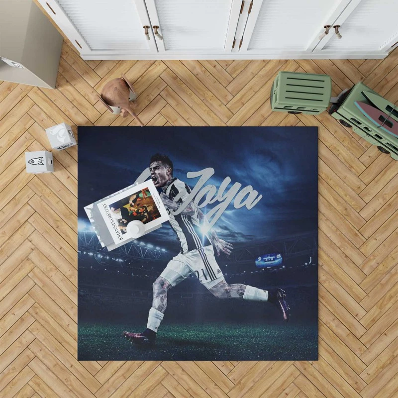 Paulo Bruno Dybala Fast Football Player Rug