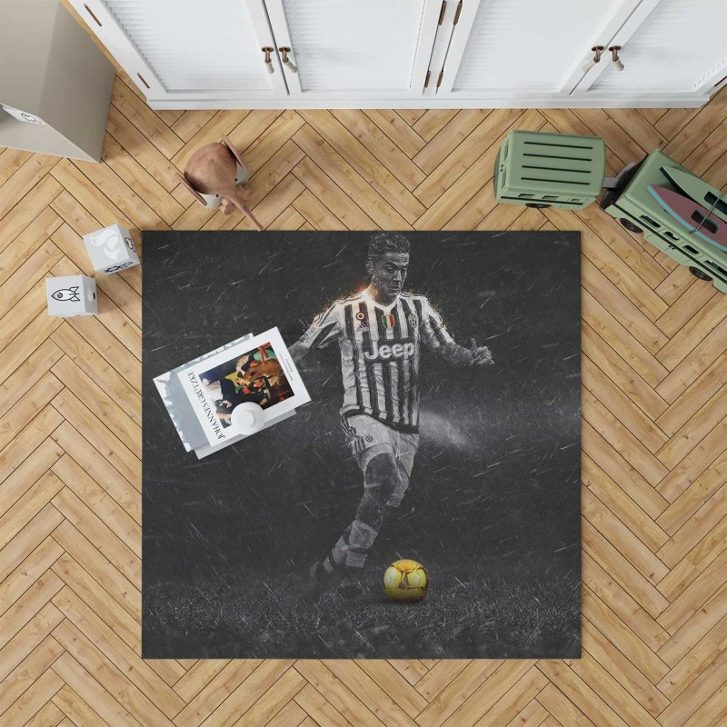 Paulo Dybala Extraordinary Football Player Rug