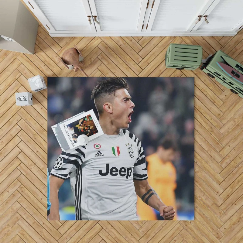 Paulo Dybala Elite Juve Sports Player Rug